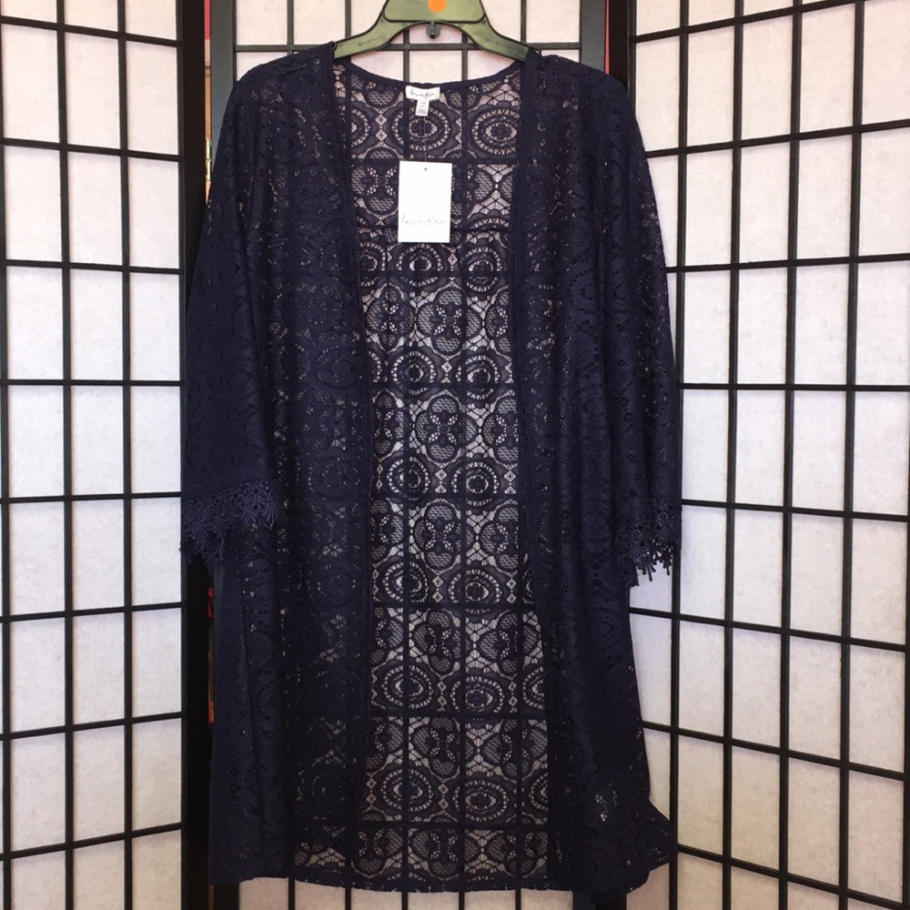 Oline Lace Kimono main image 1